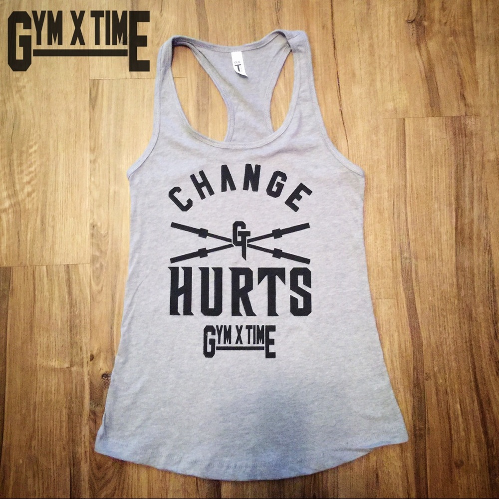 🖤NEW🖤 "CHANGE HURTS" Tank by "GYMXTIME"